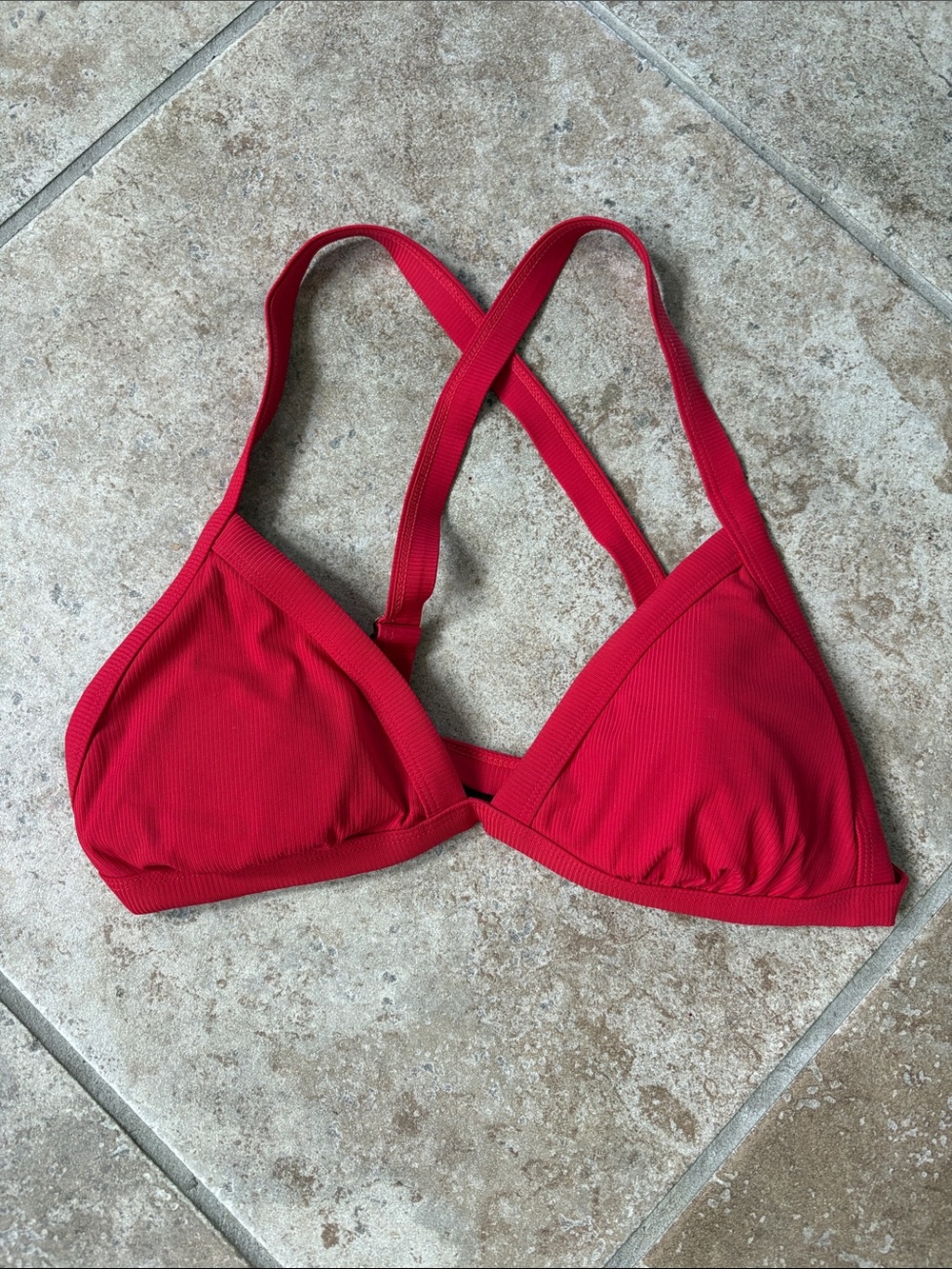 Red bikini top